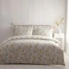 Dunelm Alisha Floral Yellow Reversible Duvet Cover And Pillowcase Set -pillowcase shop 30609889