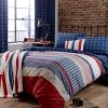 Catherine Lansfield Stars And Stripes Duvet Cover And Pillowcase Set -pillowcase shop 30621029