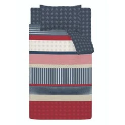 Catherine Lansfield Stars And Stripes Duvet Cover And Pillowcase Set -pillowcase shop 30621029 alt03
