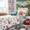 Catherine Lansfield Transport Bright Duvet Cover And Pillowcase Set -pillowcase shop 30621043