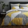 Catherine Lansfield Larsson Geo Ochre Reversible Duvet Cover And Pillowcase Set 1 Catherine Lansfield Larsson Geo Ochre Reversible Duvet Cover And Pillowcase Set -pillowcase shop 30662447