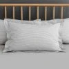 Dunelm Riviera Grey Stripe Oxford Pillowcase -pillowcase shop 30674554