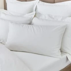 Hotel Cotton 230 Thread Count Sateen Standard Pillowcase Pair