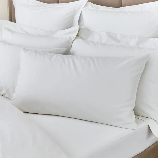Hotel Cotton 230 Thread Count Sateen Standard Pillowcase Pair 3 Hotel Cotton 230 Thread Count Sateen Standard Pillowcase Pair
