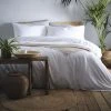 Appletree Cassia White 100% Cotton Duvet Cover And Pillowcase Set -pillowcase shop 30683044