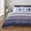 Dunelm Ellis Blue Stripe Duvet Cover And Pillowcase Set -pillowcase shop 30689115