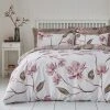 Dunelm Lois Large Floral Pink Duvet Cover And Pillowcase Set -pillowcase shop 30690441