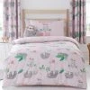 Dunelm Pink Pretty Sloth Duvet Cover And Pillowcase Set -pillowcase shop 30691878