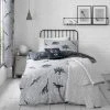 Dunelm Black Space Dinosaur Single Duvet Cover And Pillowcase Set -pillowcase shop 30691908