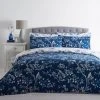 Dunelm Oriental Bird Blue Duvet Cover And Pillowcase Set -pillowcase shop 30701690