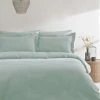 The Linen Yard Waffle Seafoam 100% Cotton Duvet Cover And Pillowcase Set -pillowcase shop 30703199