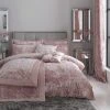 Catherine Lansfield Blush Crushed Velvet Duvet Cover And Pillowcase Set -pillowcase shop 30705247