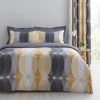Elements Elijah Ochre Reversible Duvet Cover And Pillowcase Set -pillowcase shop 30709126