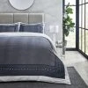 Dorma Abbotswood 100% Cotton Navy Duvet Cover And Pillowcase Set -pillowcase shop 30711620