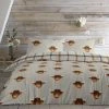 Fusion Highland Cow Duvet Cover And Pillowcase Set -pillowcase shop 30711669