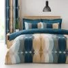 Elements Elijah Blue Reversible Duvet Cover And Pillowcase Set -pillowcase shop 30712212
