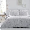 Dunelm Belle Grey Reversible Duvet Cover And Pillowcase Set -pillowcase shop 30724862
