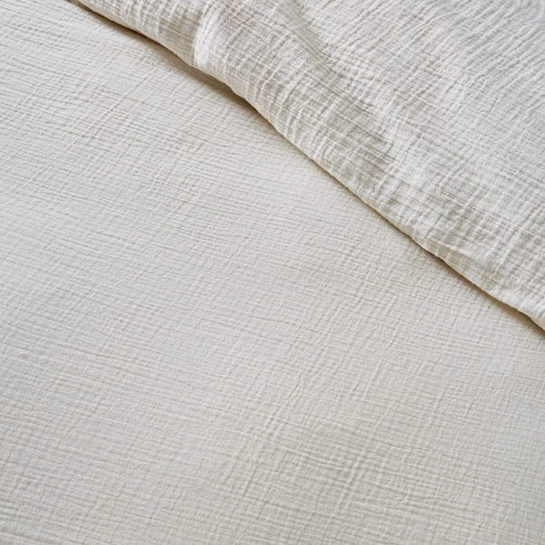 Dunelm Alerday Sandstone 100% Cotton Duvet Cover And Pillowcase Set 5 Dunelm Alerday Sandstone 100% Cotton Duvet Cover And Pillowcase Set - Image 3