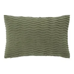 Dunelm Arlo Olive 100% Cotton Duvet Cover And Pillowcase Set -pillowcase shop 30726900 alt03