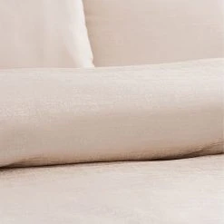 Dunelm Tegan Champagne Textured Duvet Cover And Pillowcase Set -pillowcase shop 30727257 alt04
