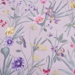 Dunelm Fleur Floral Purple 100% Cotton Reversible Duvet Cover And Pillowcase Set -pillowcase shop 30728462 alt03