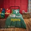 Harry Potter Slytherin House Reversible Duvet Cover And Pillowcase Set -pillowcase shop 30742677