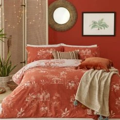 Furn Furn. Jaipur Paprika Duvet Cover And Pillowcase Set