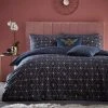 Furn Furn. Bee Deco Navy Duvet Cover And Pillowcase Set -pillowcase shop 30746755