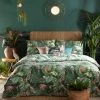 Furn Furn. Amazonia Jade Floral Reversible Duvet Cover And Pillowcase Set -pillowcase shop 30746976