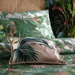 Furn Furn. Amazonia Jade Floral Reversible Duvet Cover And Pillowcase Set -pillowcase shop 30746976 alt02
