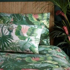 Furn Furn. Amazonia Jade Floral Reversible Duvet Cover And Pillowcase Set -pillowcase shop 30746976 alt04