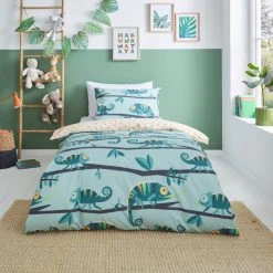 Dunelm Rainforest Friends 100% Cotton Duvet Cover And Pillowcase Twin Pack Set 11 Dunelm Rainforest Friends 100% Cotton Duvet Cover And Pillowcase Twin Pack Set -pillowcase shop 30747306 alt03