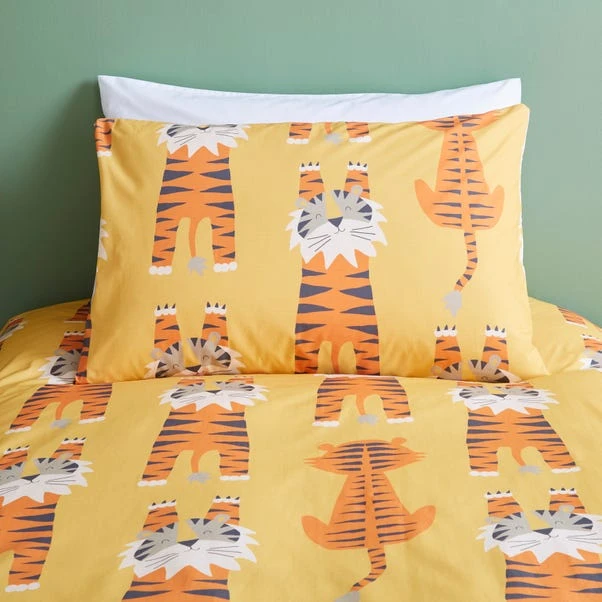 Dunelm Rainforest Friends 100% Cotton Duvet Cover And Pillowcase Twin Pack Set 8 Dunelm Rainforest Friends 100% Cotton Duvet Cover And Pillowcase Twin Pack Set - Image 6