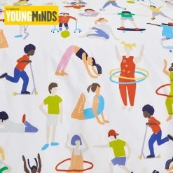 Dunelm Young Minds Keep Active 100% Cotton Duvet Cover And Pillowcase Set -pillowcase shop 30747314 alt04
