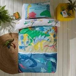 Natural History Museum From Ocean To Sky 100% Cotton Duvet Cover And Pillowcase Set