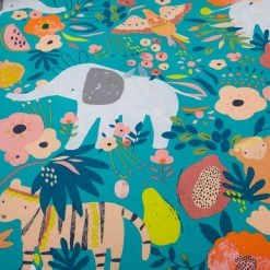 Dunelm Jungle Carnival 100% Cotton Duvet Cover And Pillowcase Set -pillowcase shop 30747612 alt04