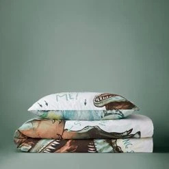 Natural History Museum All About T-Rex 100% Cotton Duvet Cover And Pillowcase Set -pillowcase shop 30747636 alt05