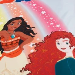 Disney Princess Magical 100% Cotton Duvet Cover And Pillowcase Set -pillowcase shop 30747639 alt05