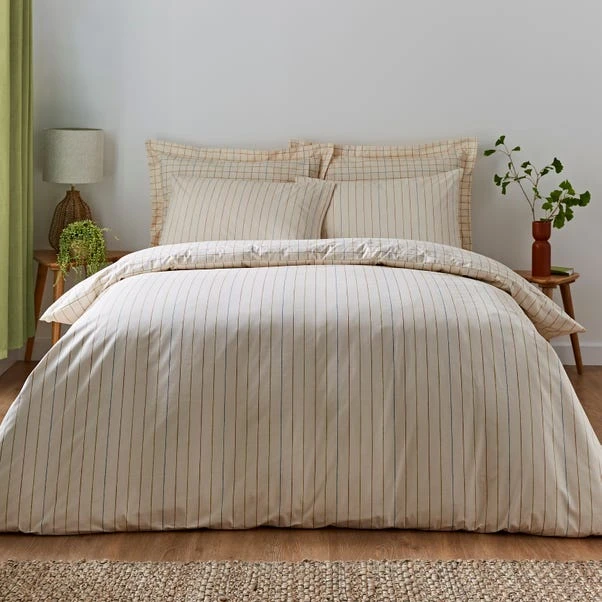 Elements Randig Natural Duvet Cover And Pillowcase Set 4 Elements Randig Natural Duvet Cover And Pillowcase Set - Image 2