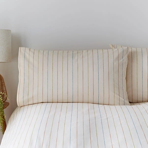 Elements Randig Natural Duvet Cover And Pillowcase Set 6 Elements Randig Natural Duvet Cover And Pillowcase Set - Image 4