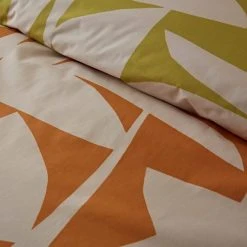 Elements Klipp Orange Duvet Cover And Pillowcase Set -pillowcase shop 30747980 alt04