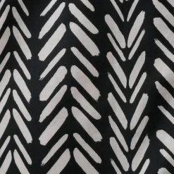 Dunelm Anthony Repeat Black 100% Cotton Duvet Cover And Pillowcase Set -pillowcase shop 30749454 alt03