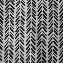 Dunelm Anthony Repeat Black 100% Cotton Duvet Cover And Pillowcase Set -pillowcase shop 30749454 alt04