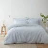 Dunelm Edison Textured Pale Blue Duvet Cover And Pillowcase Set -pillowcase shop 30749459