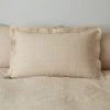 Dunelm Amberley Waffle Natural 100% Cotton Oxford Pillowcase -pillowcase shop 30749465
