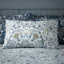 Dunelm Hardwick Blue Duvet Cover And Pillowcase Set -pillowcase shop 30749490 alt03