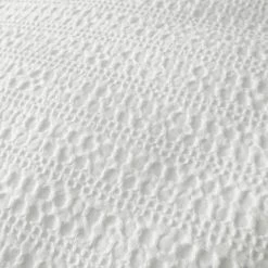 Dunelm Amberley Waffle White 100% Cotton Duvet Cover And Pillowcase Set -pillowcase shop 30749569 alt05