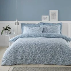 Dunelm Chartwell Denim Duvet Cover And Pillowcase Set -pillowcase shop 30749574 alt01