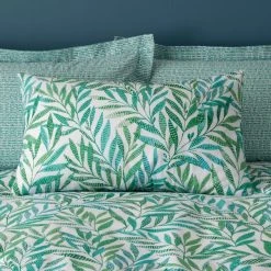 Dunelm Willow Dottie Green Duvet Cover And Pillowcase Set -pillowcase shop 30749599 alt02