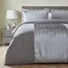 Dunelm Harlow Silver Duvet Cover And Pillowcase Set -pillowcase shop 30753002